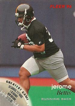 Jerome Bettis Pittsburgh Steelers 1996 Fleer NFL #109